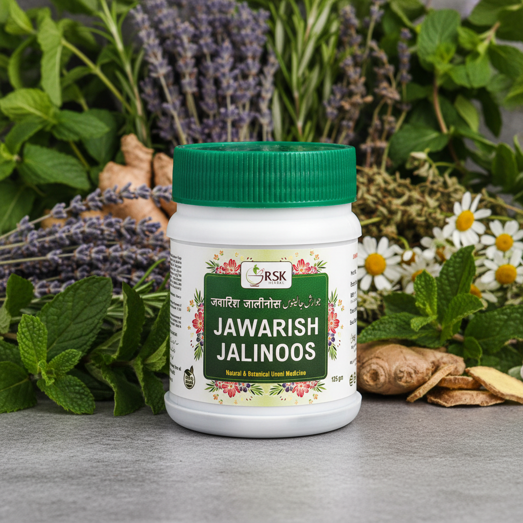 Jawarish Jalinoos 125gm | Unani Digestive Majoon for Acidity, Gas & Stomach Strength