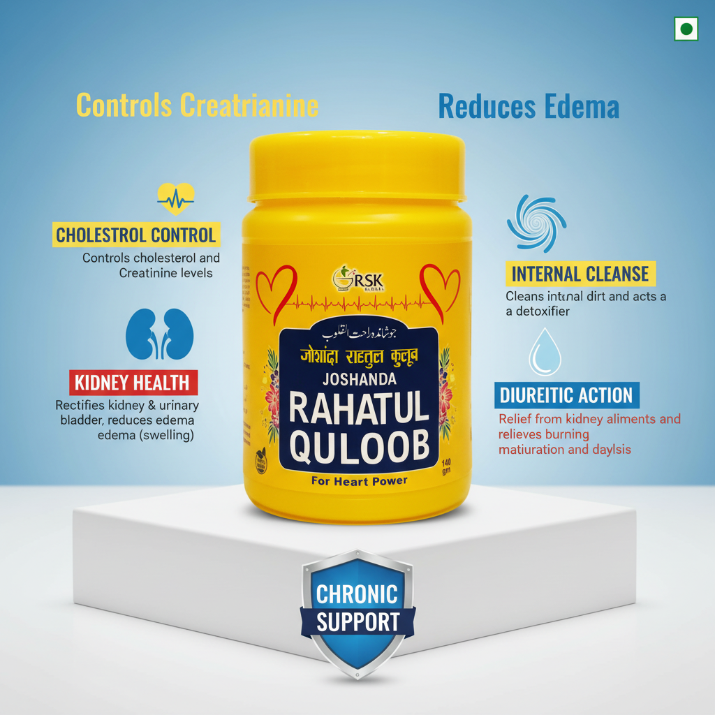 Joshanda Rahatul Quloob | Unani Herbal Joshanda for Kidney Support, Urinary Health & Detox - Image 2