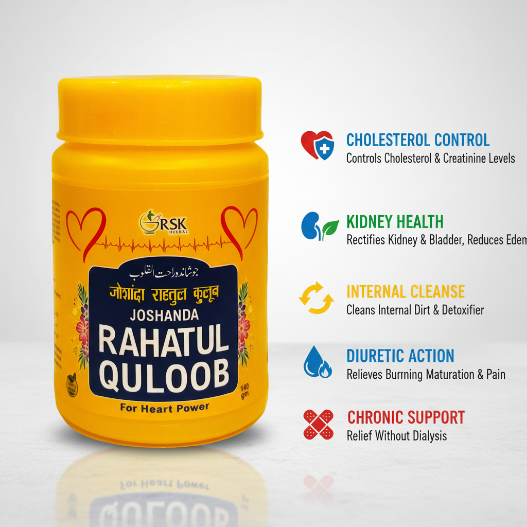 Joshanda Rahatul Quloob | Unani Herbal Joshanda for Kidney Support, Urinary Health & Detox - Image 3