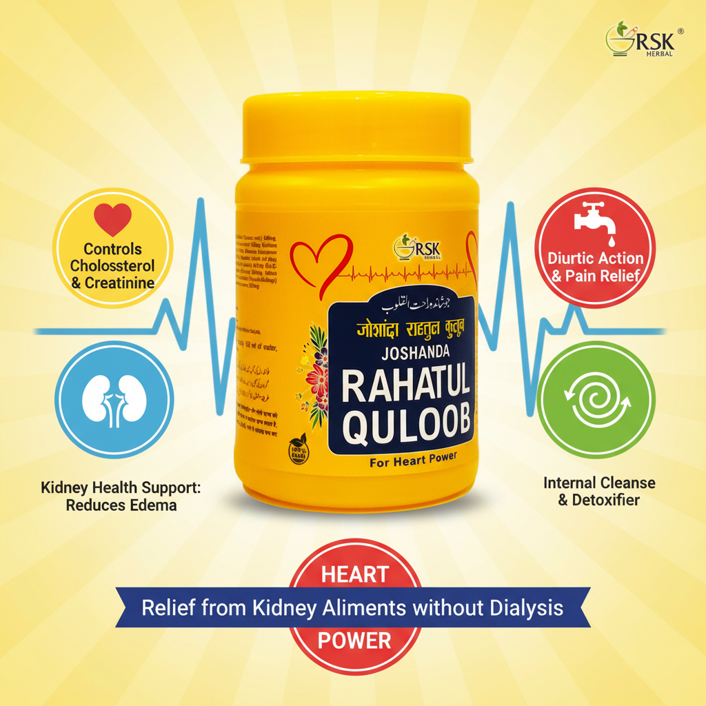 Joshanda Rahatul Quloob | Unani Herbal Joshanda for Kidney Support, Urinary Health & Detox - Image 4