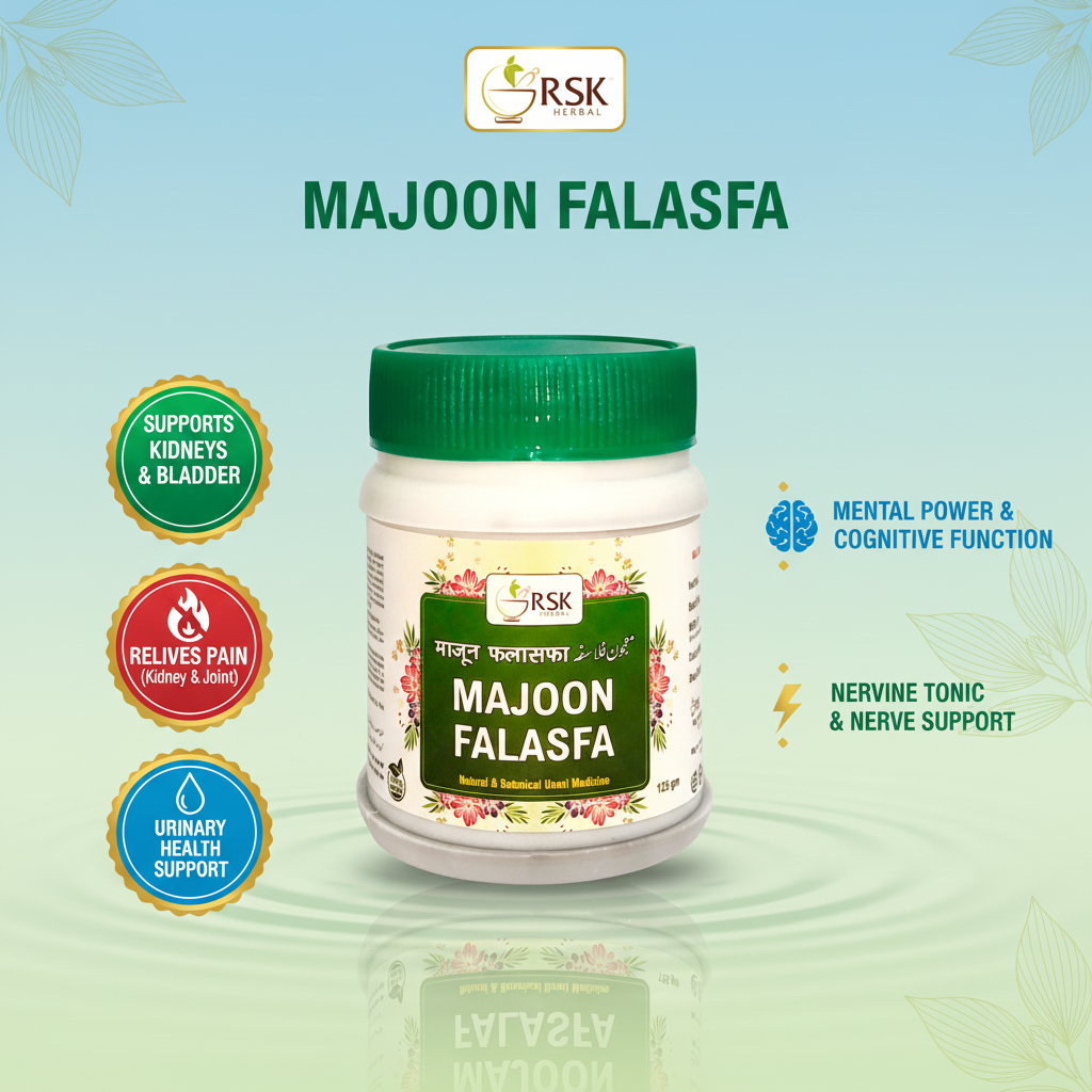 Majoon Falasfa | RSK Herbal Unani Majoon for Nervous System, Urinary, Joint & Mental Wellness – 125gm _ Pack of 2 - Image 4