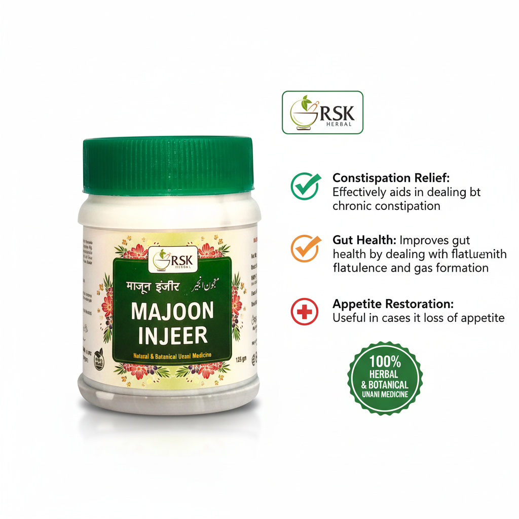 Majoon Injeer 125gm | Traditional Unani Herbal Majoon for Constipation, Digestive & Gut Wellness | Appetite Support _ Pack of 2 - Image 6