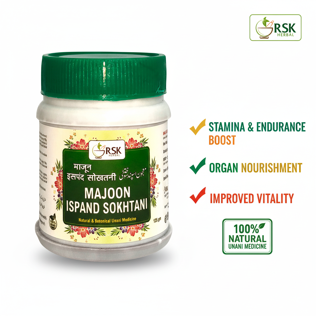 Majoon Ispand Sokhtani 125gm | RSK Herbal Unani Majoon for Men’s Vitality, Stamina & Sexual Wellness Support - Image 6