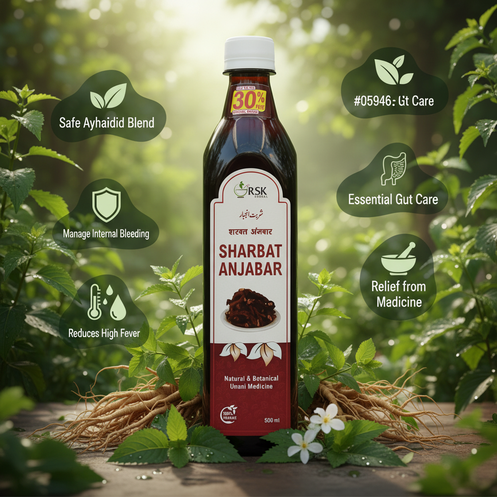 Sharbat Anjabar 500ml | Manage Diarrhoea and High Fever - Image 6