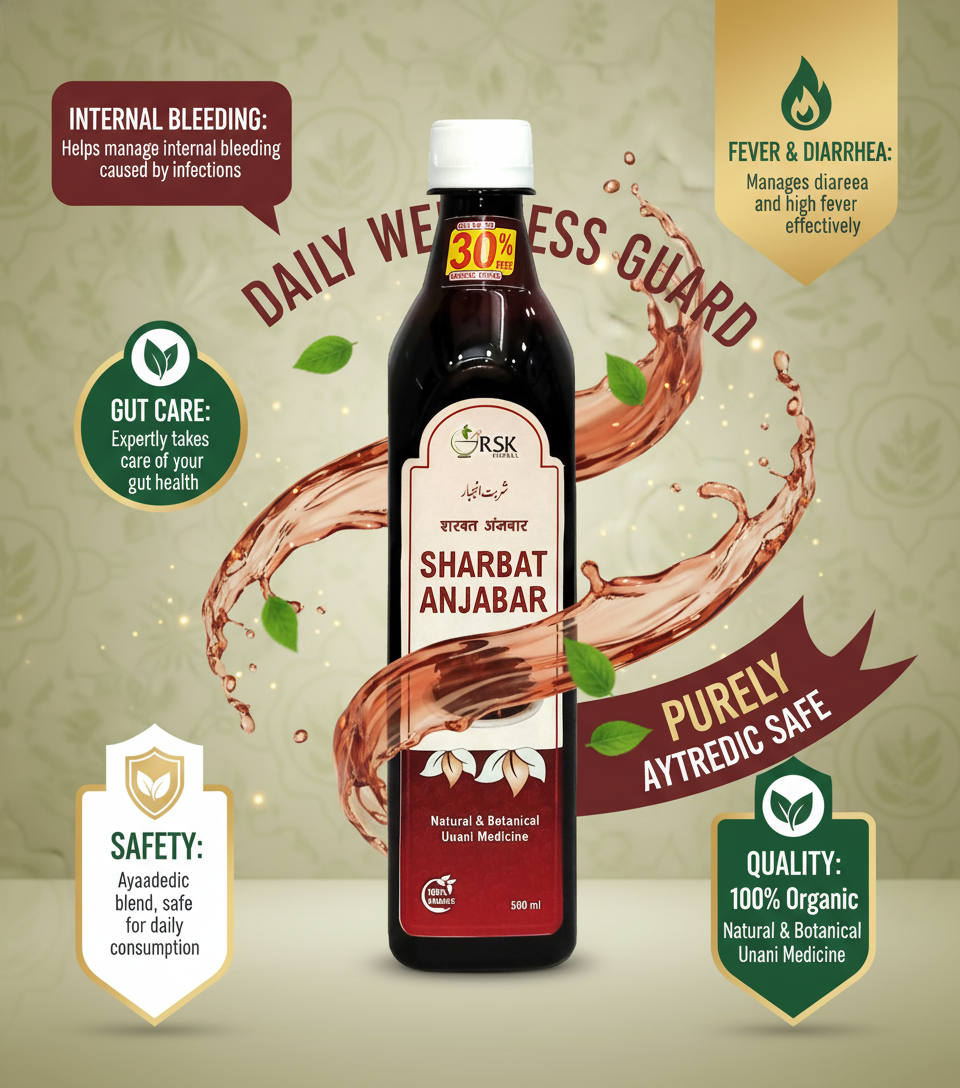 Sharbat Anjabar 500ml | Manage Diarrhoea and High Fever - Image 7