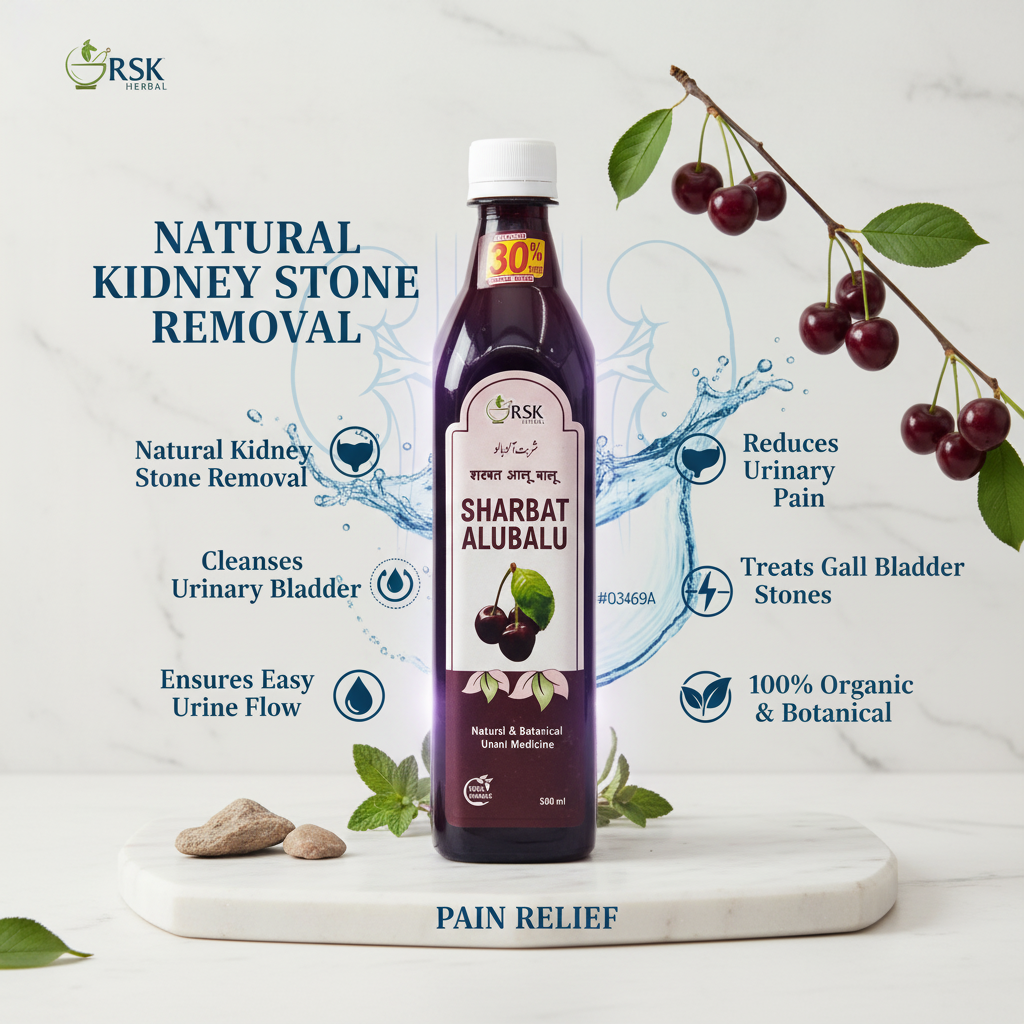 Sharbat Alu Balu 500ml | Unani Herbal Sharbat for Daily Wellness - Image 4