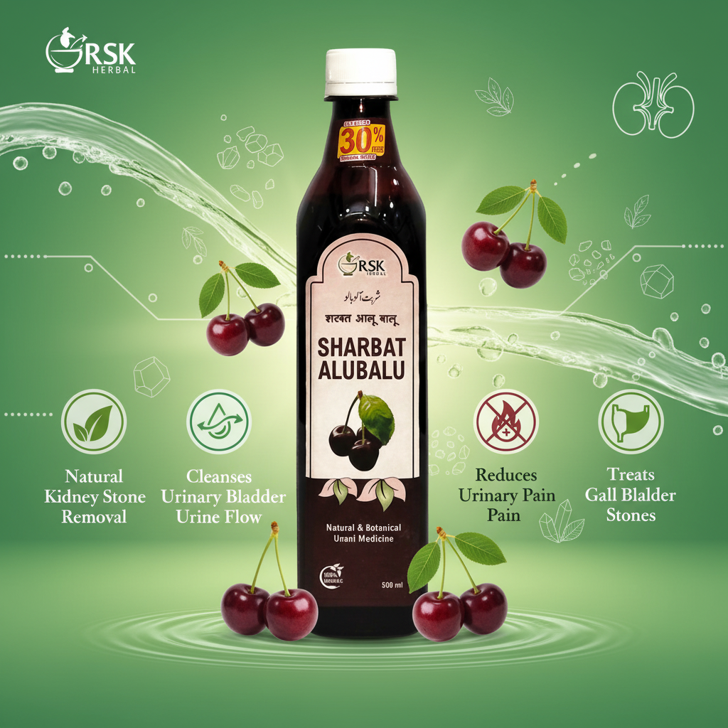 Sharbat Alu Balu 500ml | Unani Herbal Sharbat for Daily Wellness - Image 5
