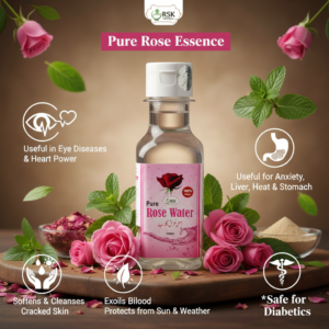 Rose Water Pack of 2 | 100ml Each | Rose Water for Skin Care | RSK Herbal